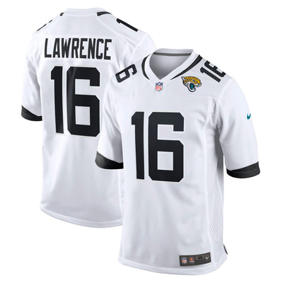 Jacksonville Jaguars Trevor Lawrence Nike White Game Jersey