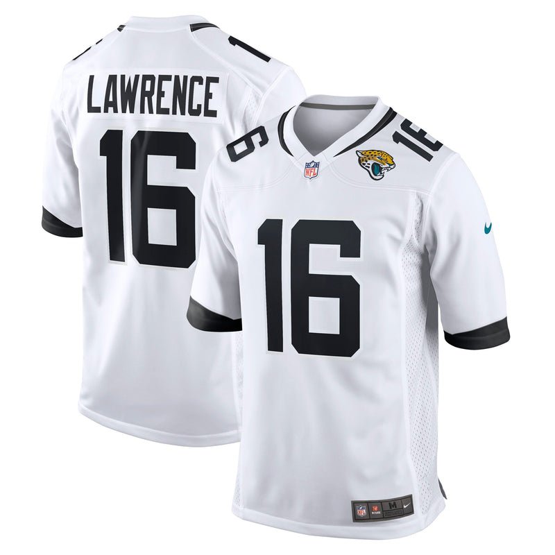Jacksonville Jaguars Trevor Lawrence Nike White Game Jersey