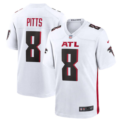 Atlanta Falcons Kyle Pitts Nike White Game Player Jersey