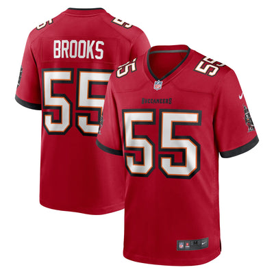 Tampa Bay Buccaneers Derrick Brooks Nike Red Retired Player Game Jersey