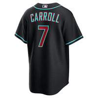 Arizona Diamondbacks Corbin Carroll Nike Black Alternate Replica Jersey
