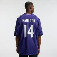 Baltimore Ravens Kyle Hamilton Nike Purple Team Game Jersey