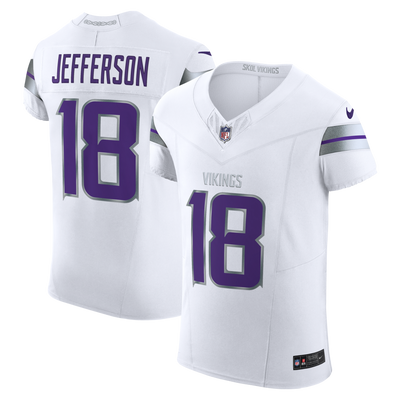 Minnesota Vikings Justin Jefferson Nike White Alternate Vapor F.U.S.E. Elite Player Jersey