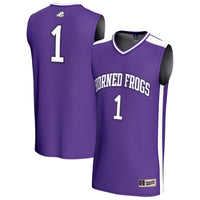 #1 TCU Horned Frogs GameDay Greats Lightweight Collegiate Basketball Fashion Jersey - Purple