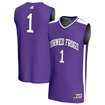 #1 TCU Horned Frogs GameDay Greats Lightweight Collegiate Basketball Fashion Jersey - Purple