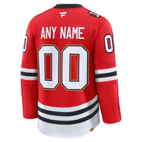 Chicago Blackhawks Fanatics Red Centennial Premium Custom Jersey