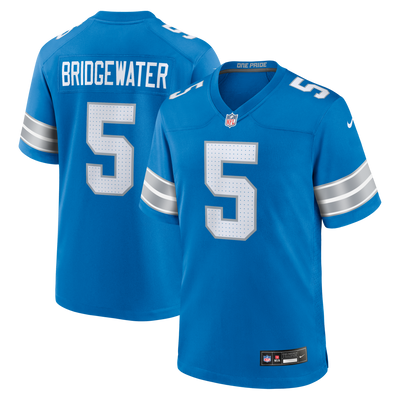 Detroit Lions Teddy Bridgewater Nike Blue Team Game Jersey