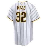 San Diego Padres Casey Mize Nike White Home Replica Jersey