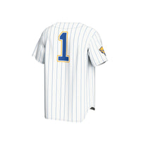 #1 Pitt Panthers GameDay Greats Lightweight Baseball Jersey - White