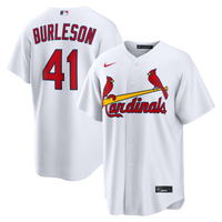 St. Louis Cardinals Alec Burleson Nike White Home Replica Jersey