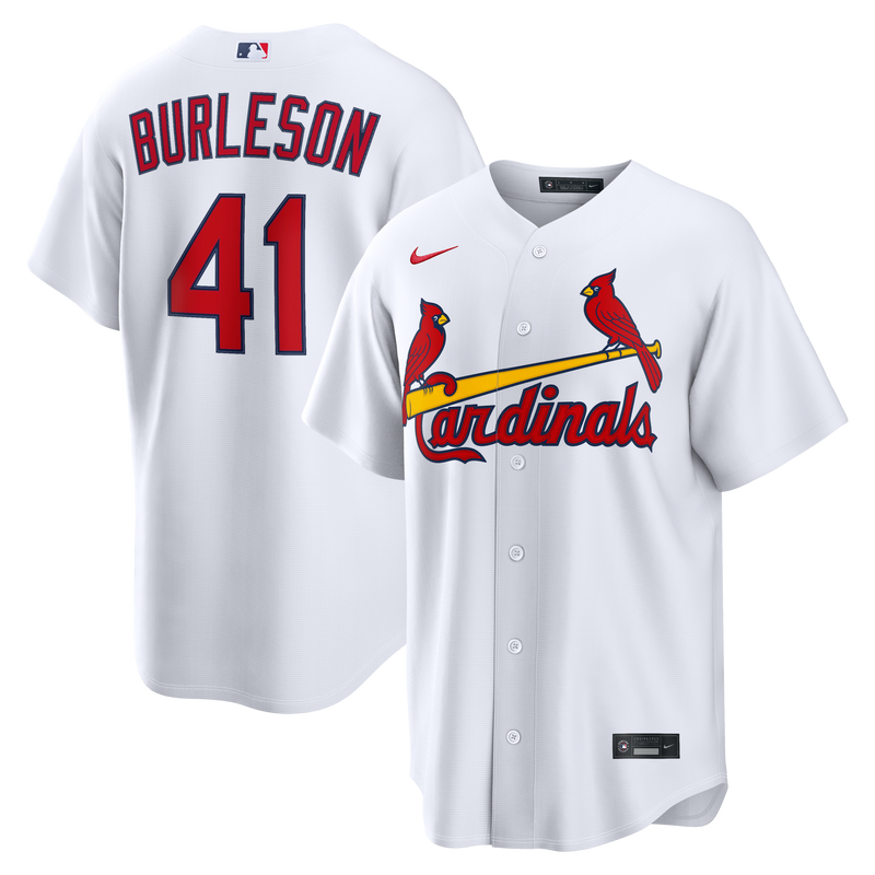 St. Louis Cardinals Alec Burleson Nike White Home Replica Jersey