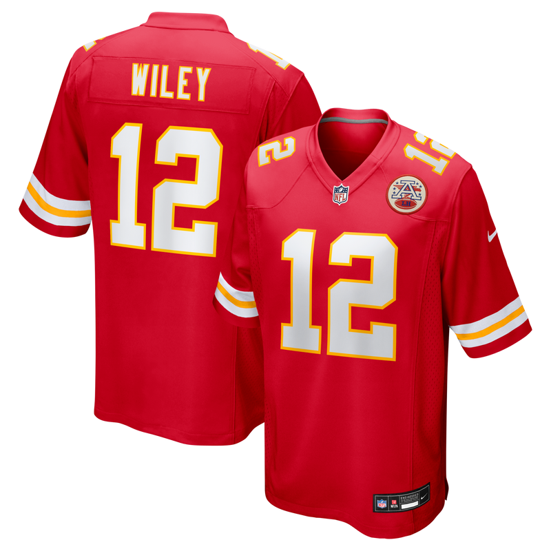 Kansas City Chiefs Jared Wiley Nike Red Game Jersey