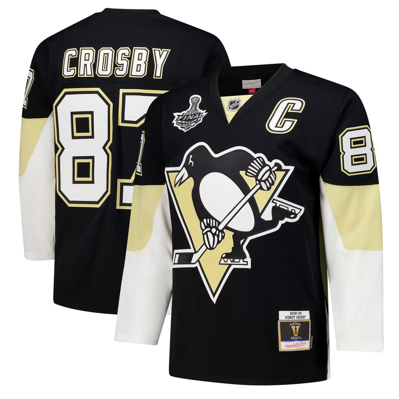 Pittsburgh Penguins Sidney Crosby Black 2008-09 Power Play Jersey