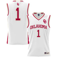 #1 Oklahoma Sooners GameDay Greats Lightweight Basketball Jersey - White