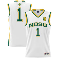 #1 NDSU Bison GameDay Greats Lightweight Basketball Jersey - White