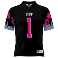 #1 FIU Panthers GameDay Greats Miami Vice Football Jersey - Black
