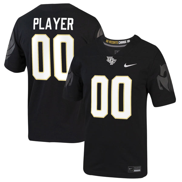 UCF Knights Nike Home Custom Game Jersey - Black