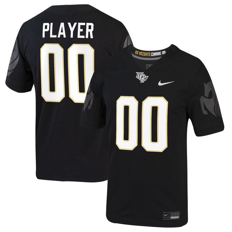 UCF Knights Nike Home Custom Game Jersey - Black
