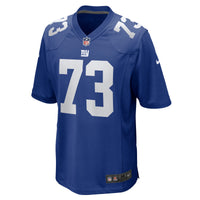 New York Giants Evan Neal Nike Royal Player Game Jersey