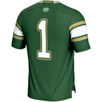 #1 Colorado State Rams GameDay Greats Endzone Football Jersey - Green