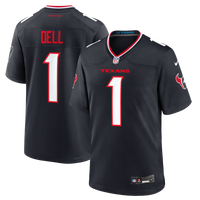 Houston Texans Tank Dell Nike Navy Team Game Jersey