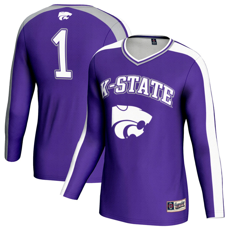 Kansas State Wildcats GameDay Greats #1 Lightweight Volleyball Fashion Jersey - Purple