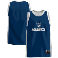 Marietta College Pioneers GameDay Greats Lightweight Basketball Jersey - Navy