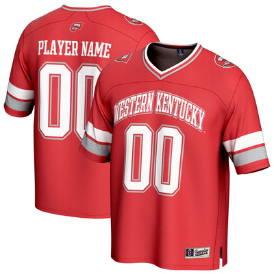 Western Kentucky Hilltoppers GameDay Greats NIL Pick-A-Player Football Fashion Jersey - Red