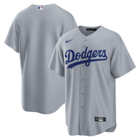 Los Angeles Dodgers Nike Gray Road Replica Jersey