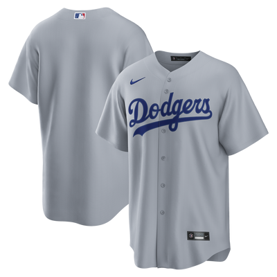 Los Angeles Dodgers Nike Gray Road Replica Jersey