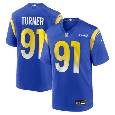 Los Angeles Rams Kobie Turner Nike Royal Home Game Jersey