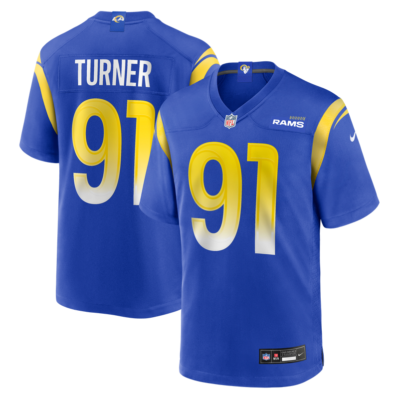 Los Angeles Rams Kobie Turner Nike Royal Home Game Jersey