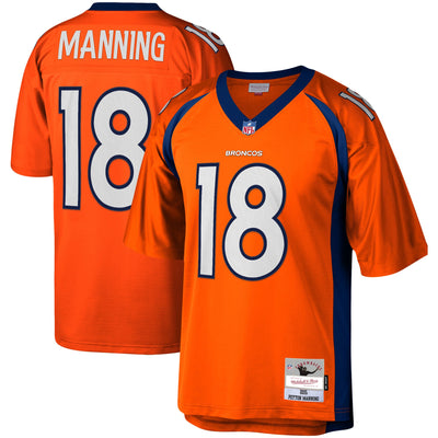 Denver Broncos Peyton Manning Mitchell & Ness Orange Legacy Replica Jersey