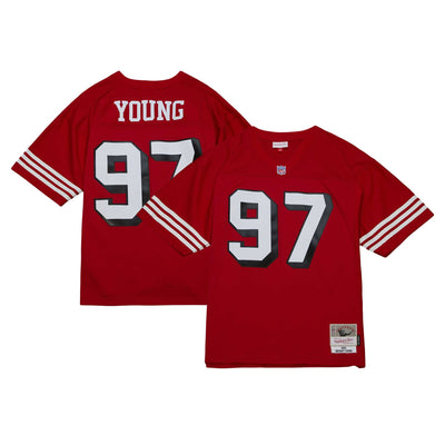 San Francisco 49ers Bryant Young Mitchell & Ness Scarlet Legacy Replica Jersey
