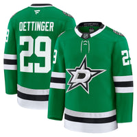 Dallas Stars Jake Oettinger Fanatics Kelly Green Home Premium Jersey