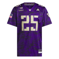 #25 Washington Huskies adidas Honor & Support Premier Strategy Jersey - Purple