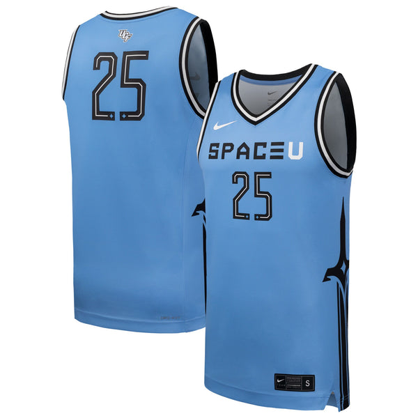 UCF Knights Nike Space Game Replica Basketball Jersey - Light Blue