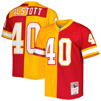 Tampa Bay Buccaneers Mike Alstott Mitchell & Ness Orange/Red 1996 Split Legacy Replica Jersey
