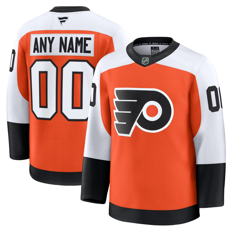 Philadelphia Flyers Fanatics Orange Home Premium Custom Jersey