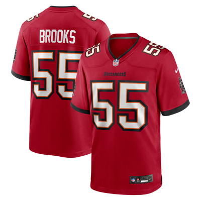 Tampa Bay Buccaneers Derrick Brooks Nike Red Game Retired Player Jersey