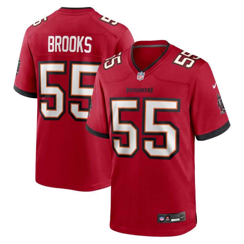 Tampa Bay Buccaneers Derrick Brooks Nike Red Game Retired Player Jersey