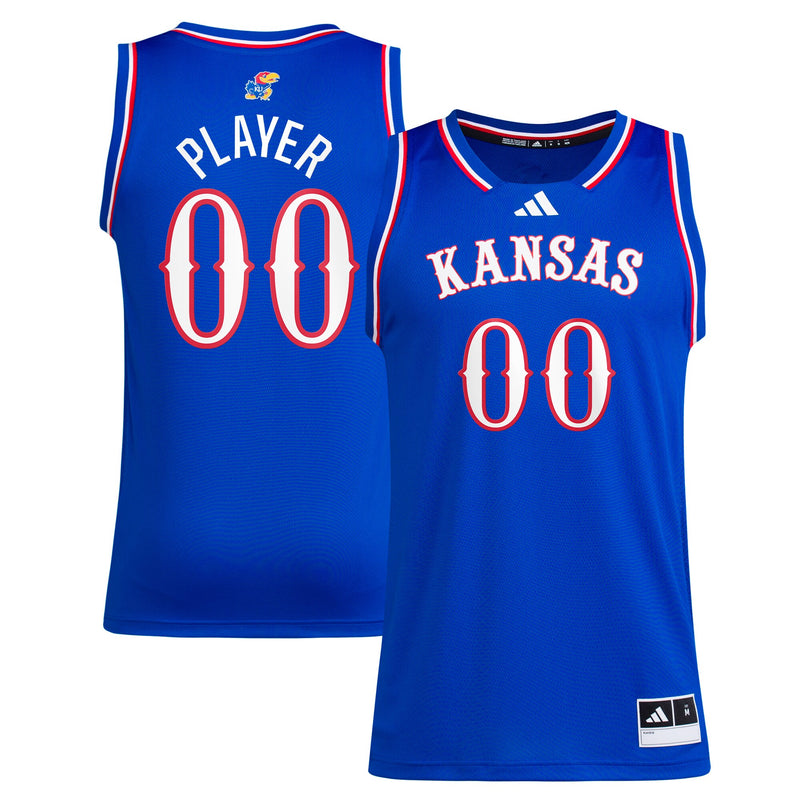 Kansas Jayhawks adidas Pick-A-Player NIL Basketball Jersey - Royal