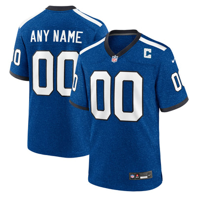 Indiana Nights Indianapolis Colts Nike Blue Alternate Custom Game Jersey