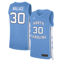 Jordan Brand Rasheed Wallace Carolina Blue North Carolina Tar Heels Road Replica Basketball Jersey