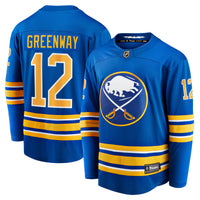 Buffalo Sabres Jordan Greenway Fanatics Royal Home Breakaway Jersey