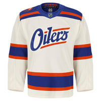 Edmonton Oilers Fanatics Light Beige Alternate Authentic Pro Jersey