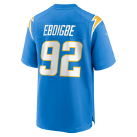 Los Angeles Chargers Justin Eboigbe Nike Powder Blue Team Game Jersey