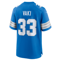 Detroit Lions Sione Vaki Nike Blue Team Game Jersey