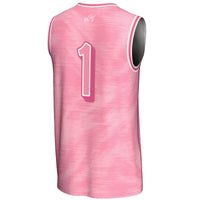 #1 Tulane Green Wave GameDay Greats Lightweight Basketball Jersey - Pink