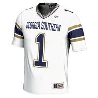 #1 Georgia Southern Eagles GameDay Greats Endzone Football Jersey - White